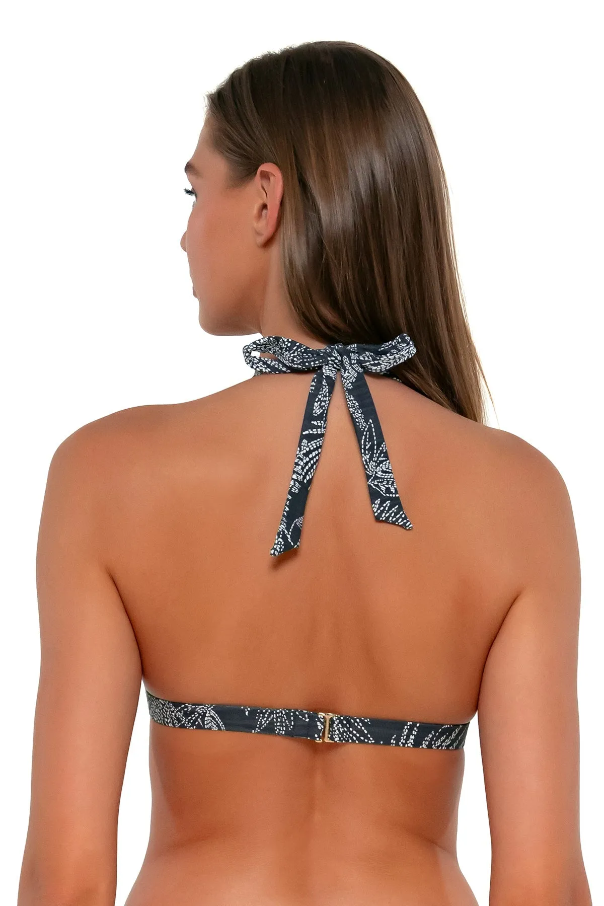 SALE Sunsets Fanfare Seagrass Texture Faith Halter Top
