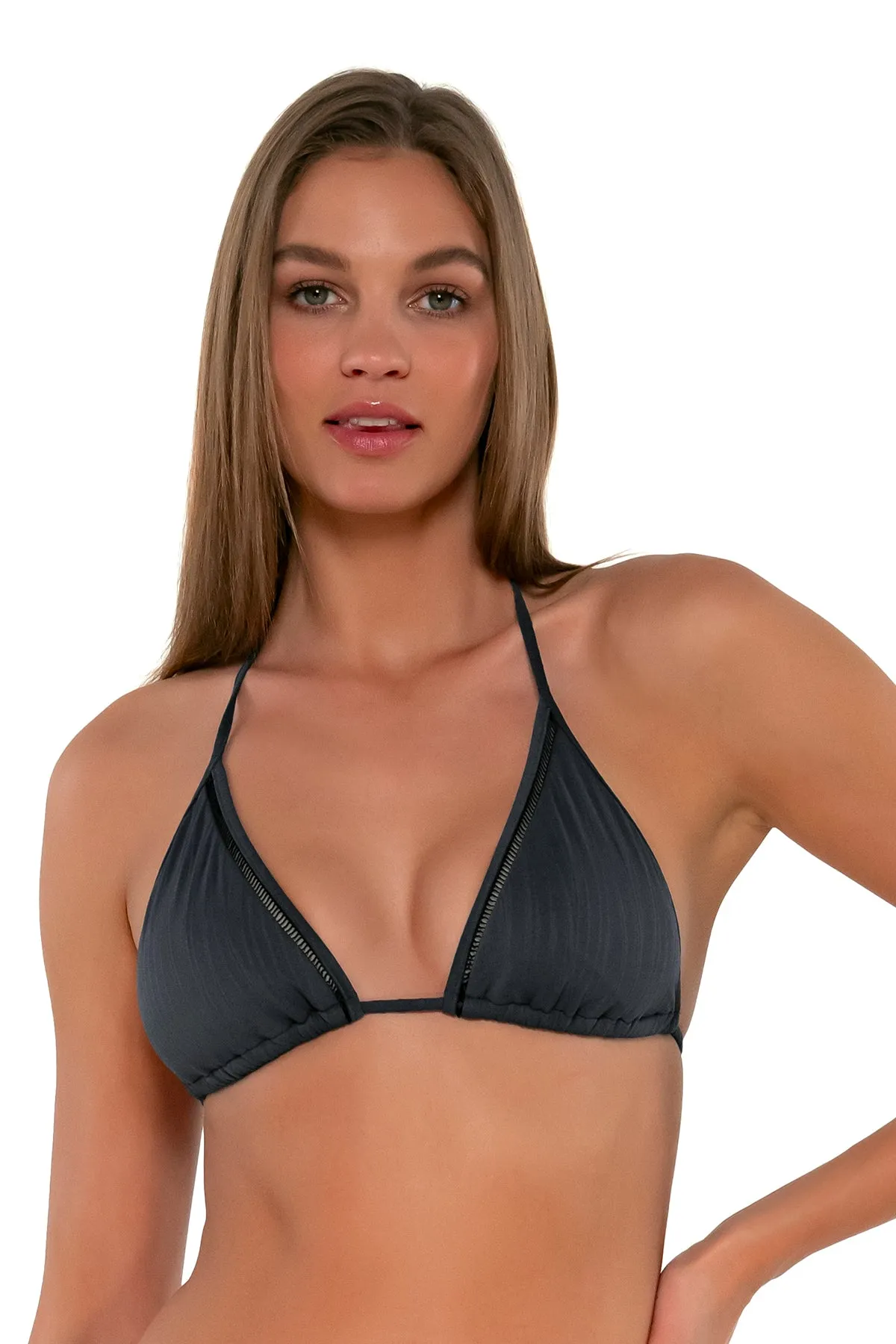 SALE Sunsets Slate Seagrass Texture Laney Triangle Top