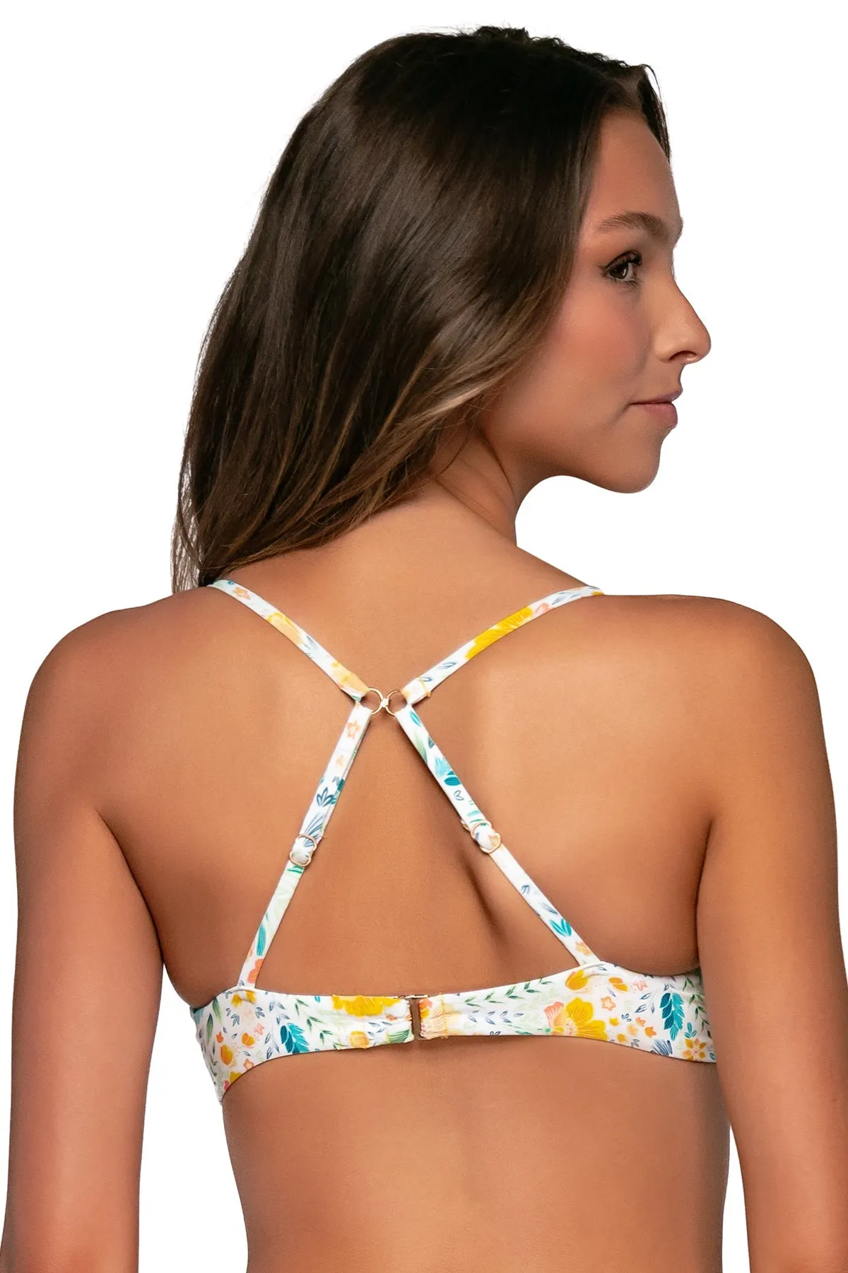 SALE Swim Systems Golden Poppy Avila Underwire Top