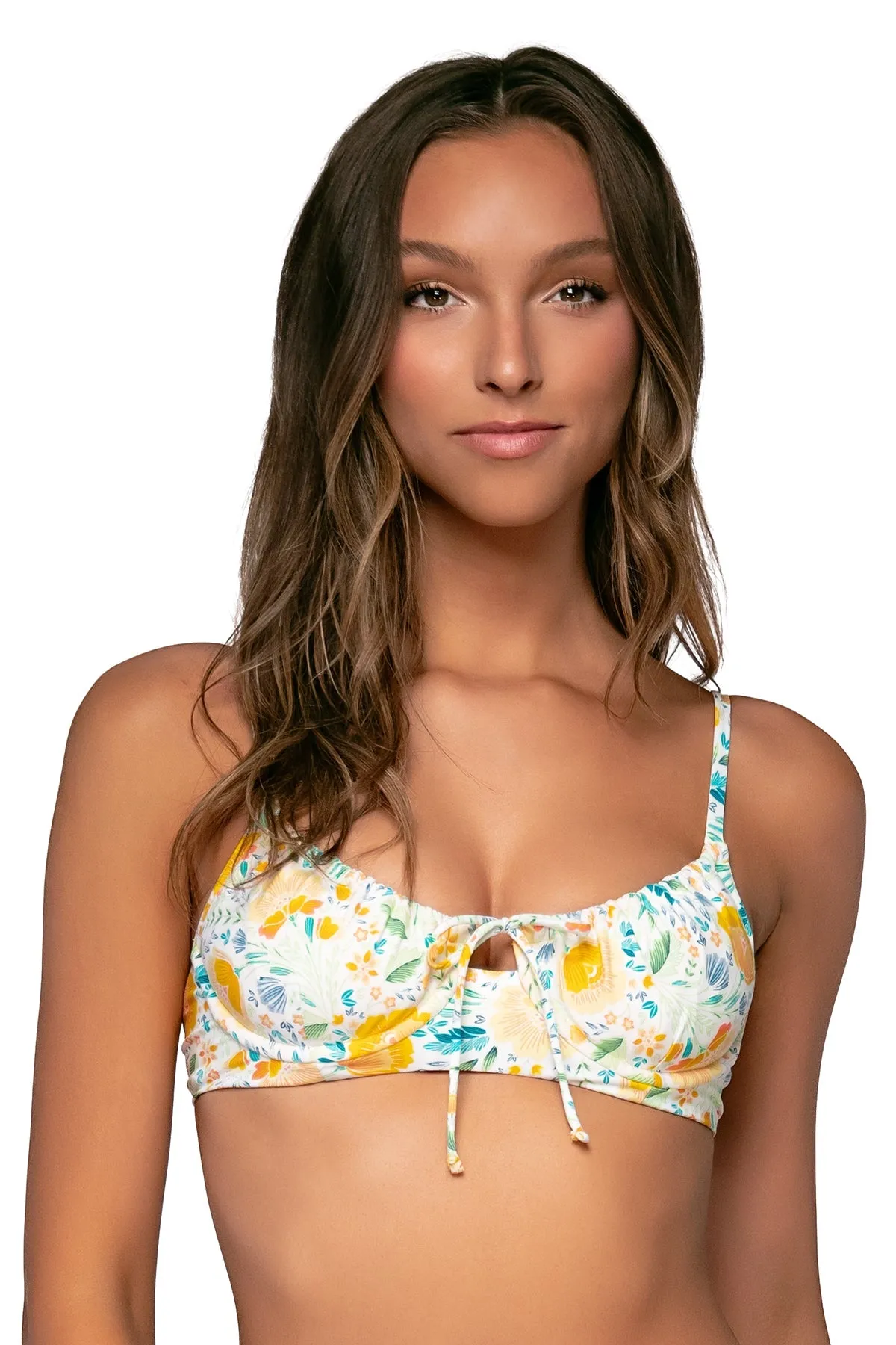 SALE Swim Systems Golden Poppy Avila Underwire Top