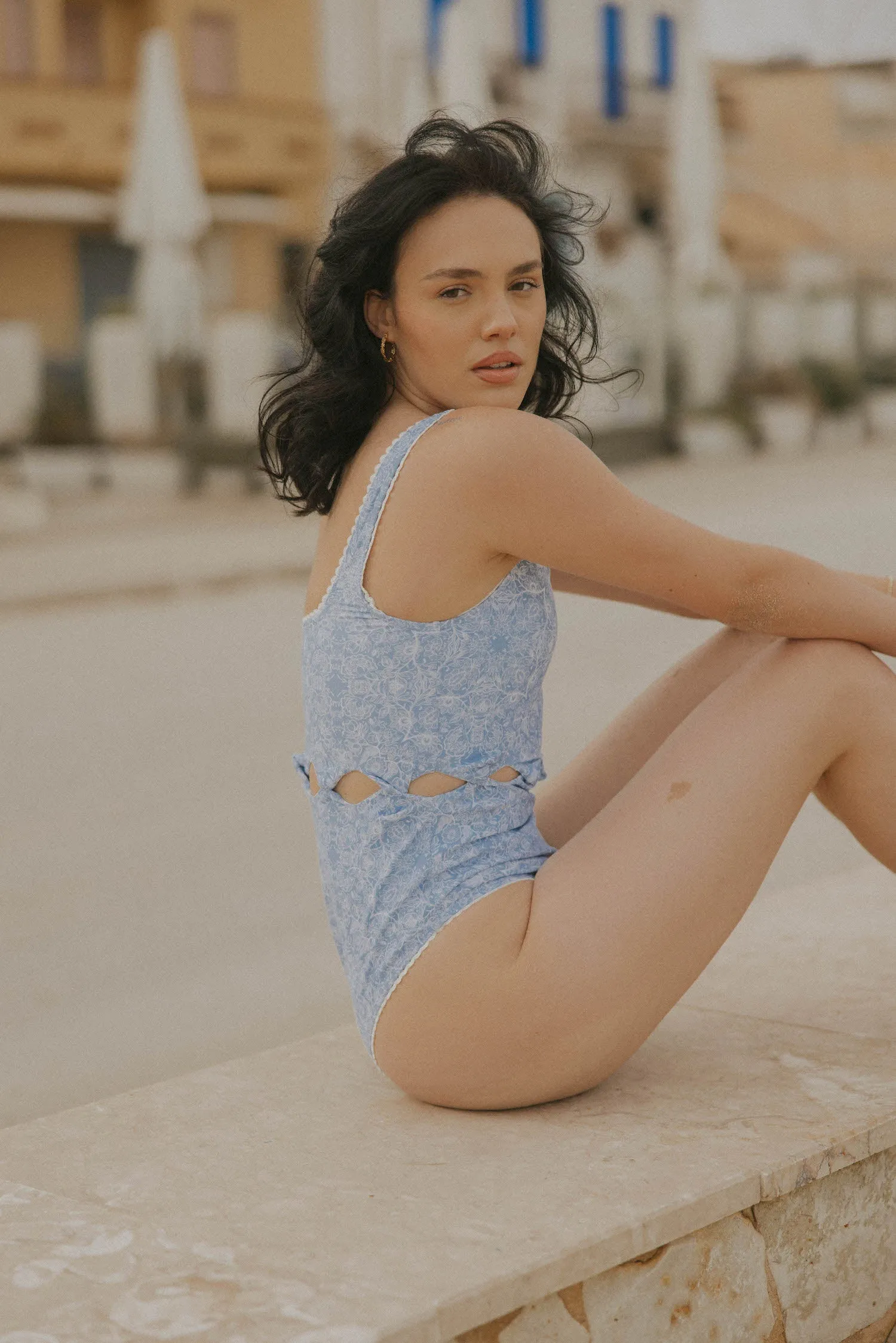 Santorini One-Piece Swimsuit