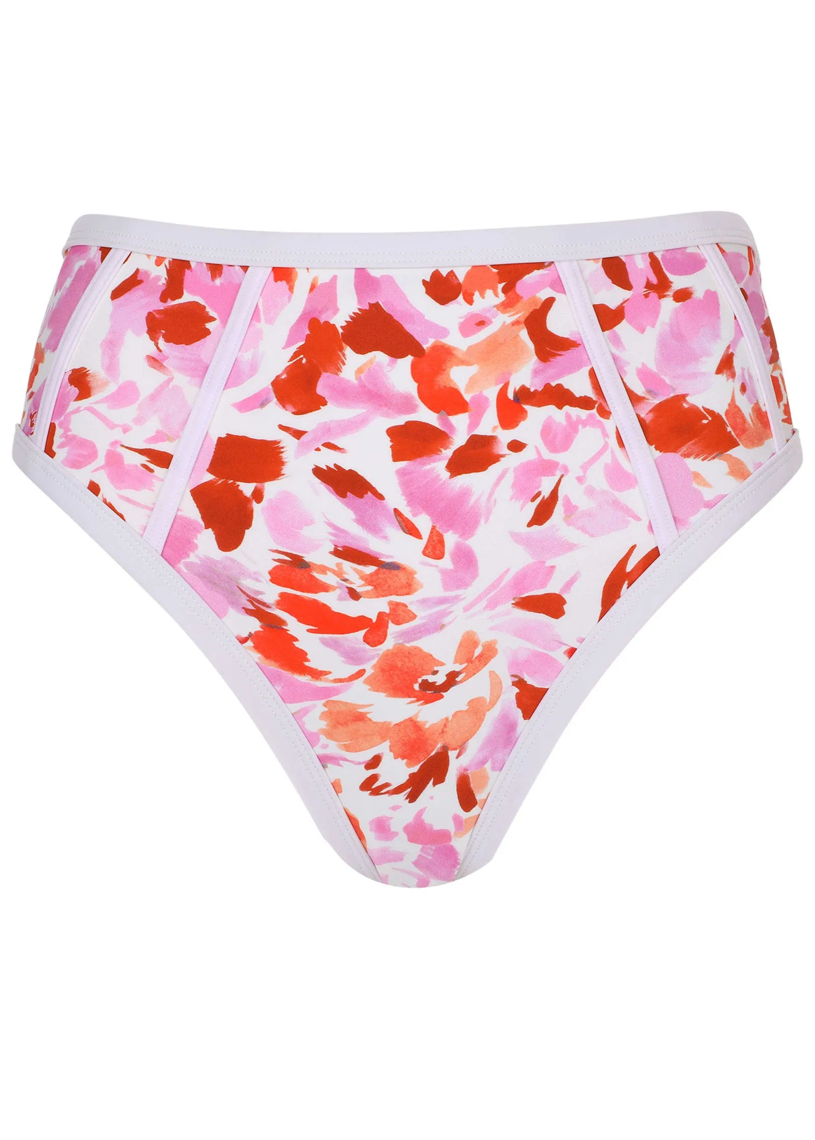 Seam Detailed Tahiti Bottom - Feathered Blooms