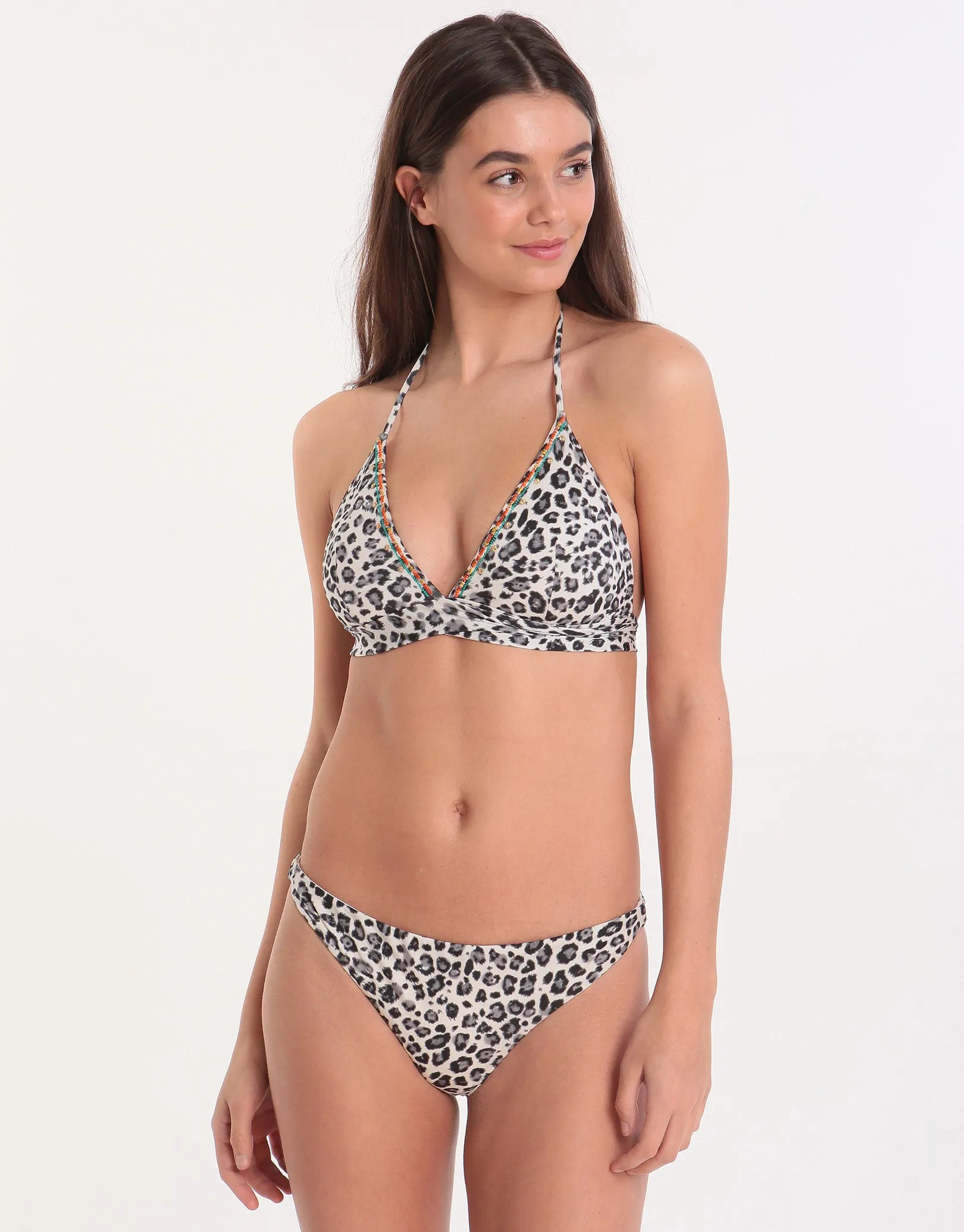 Serengeti Elina Brazilian Hipster Bikini Bottom - Ecru