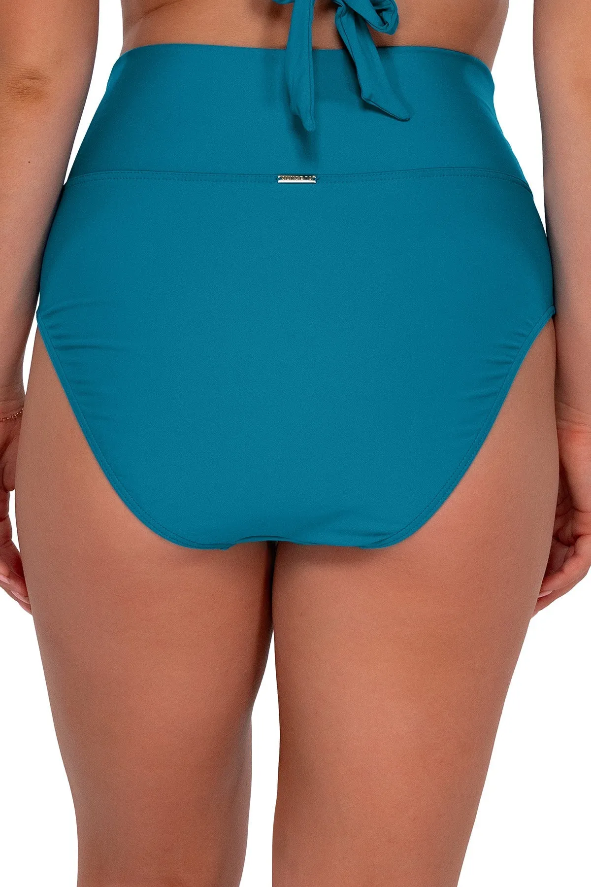 Sunsets Avalon Teal Hannah High Waist Bottom