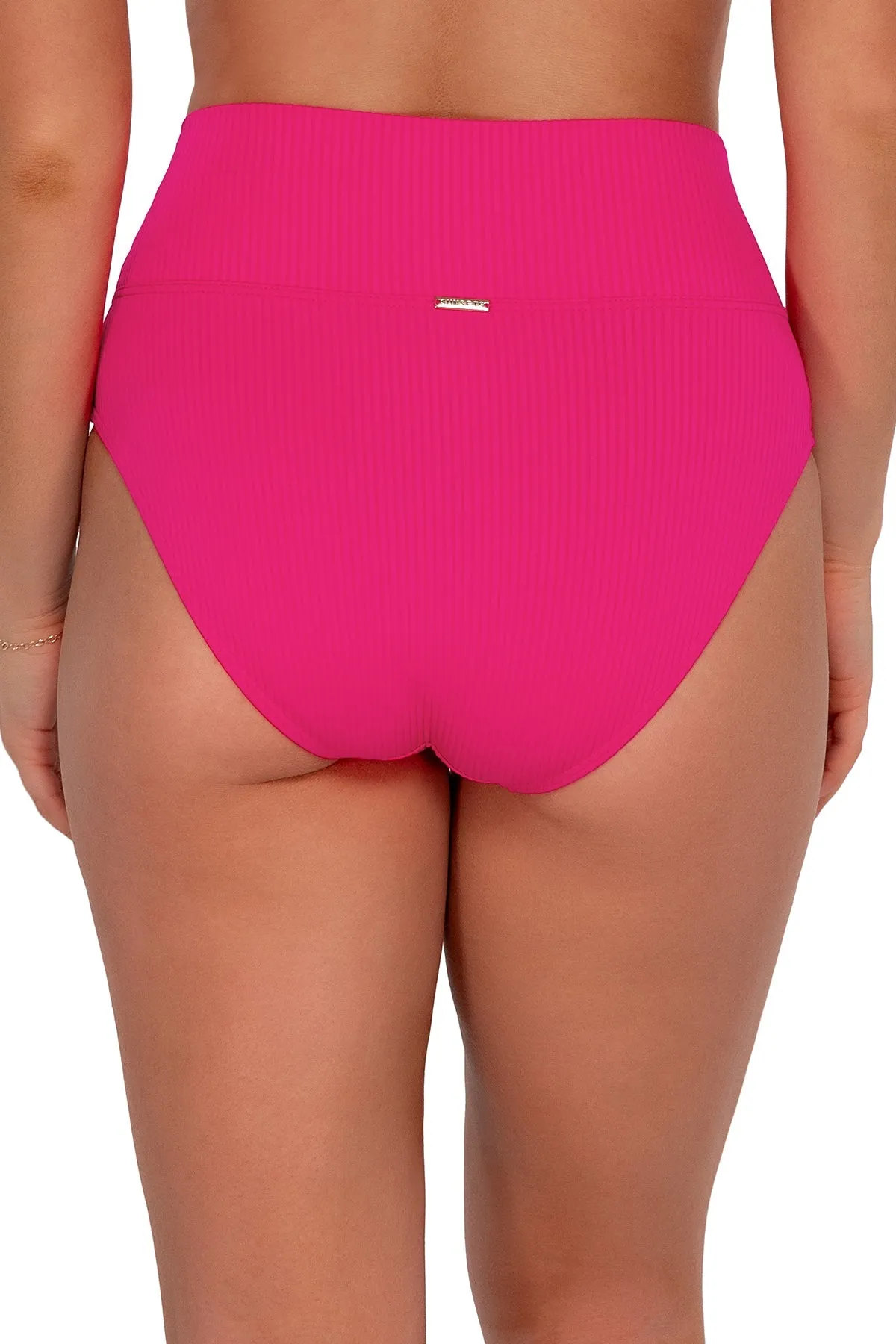 Sunsets Begonia Sandbar Rib Hannah High Waist Bottom