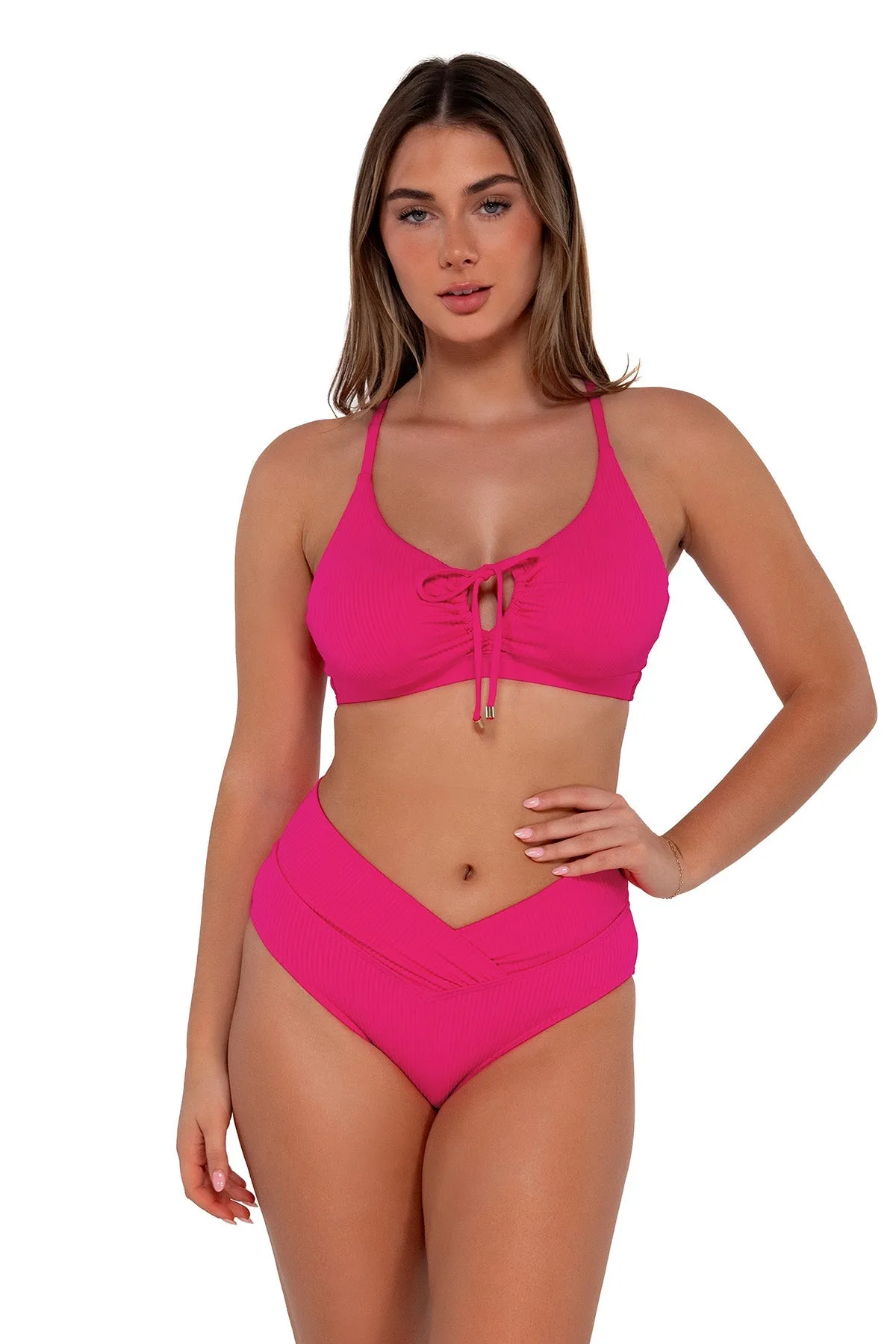 Sunsets Begonia Sandbar Rib Summer Lovin' V-Front Bottom