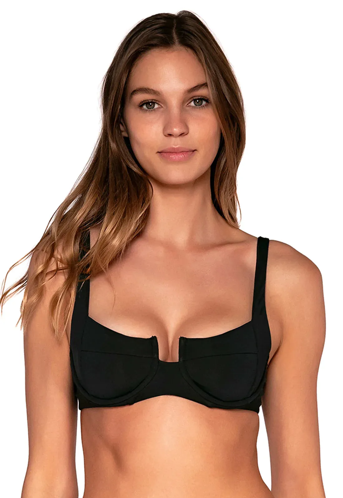 Sunsets Black Juliette Underwire Top
