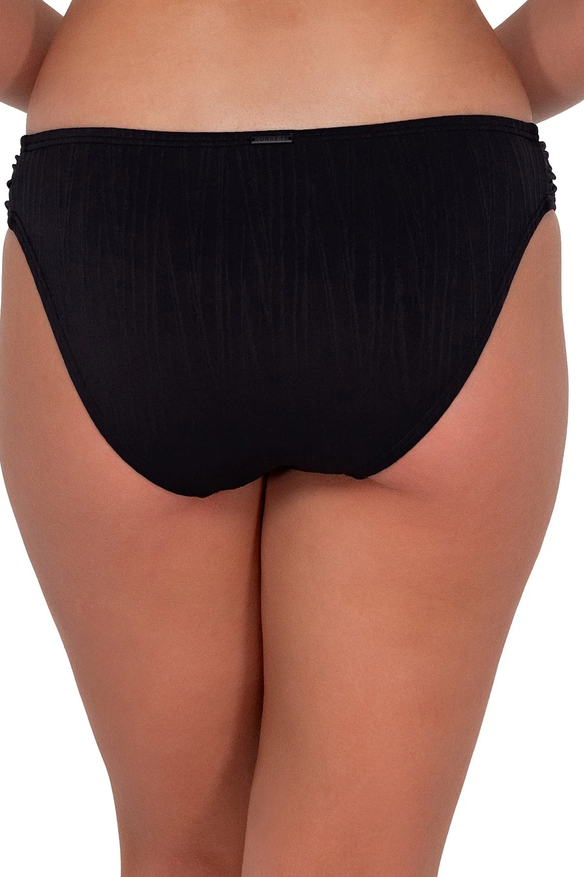Sunsets Black Seagrass Texture Audra Hipster Bottom