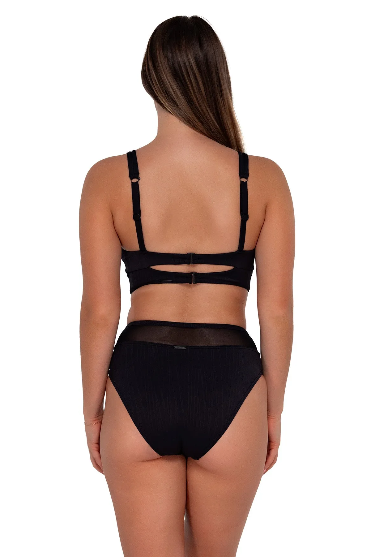 Sunsets Black Seagrass Texture Danica Top