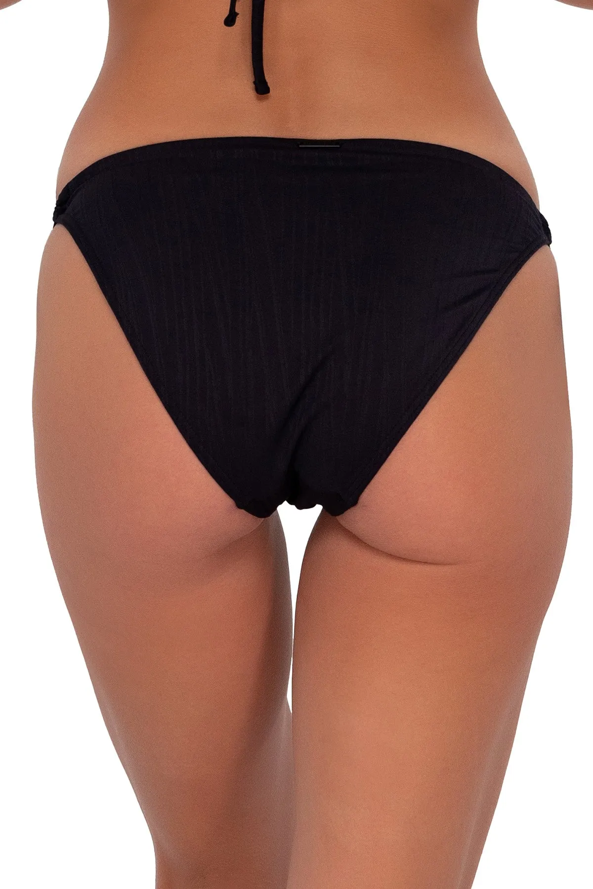 Sunsets Black Seagrass Texture Everlee Tie Side Bottom