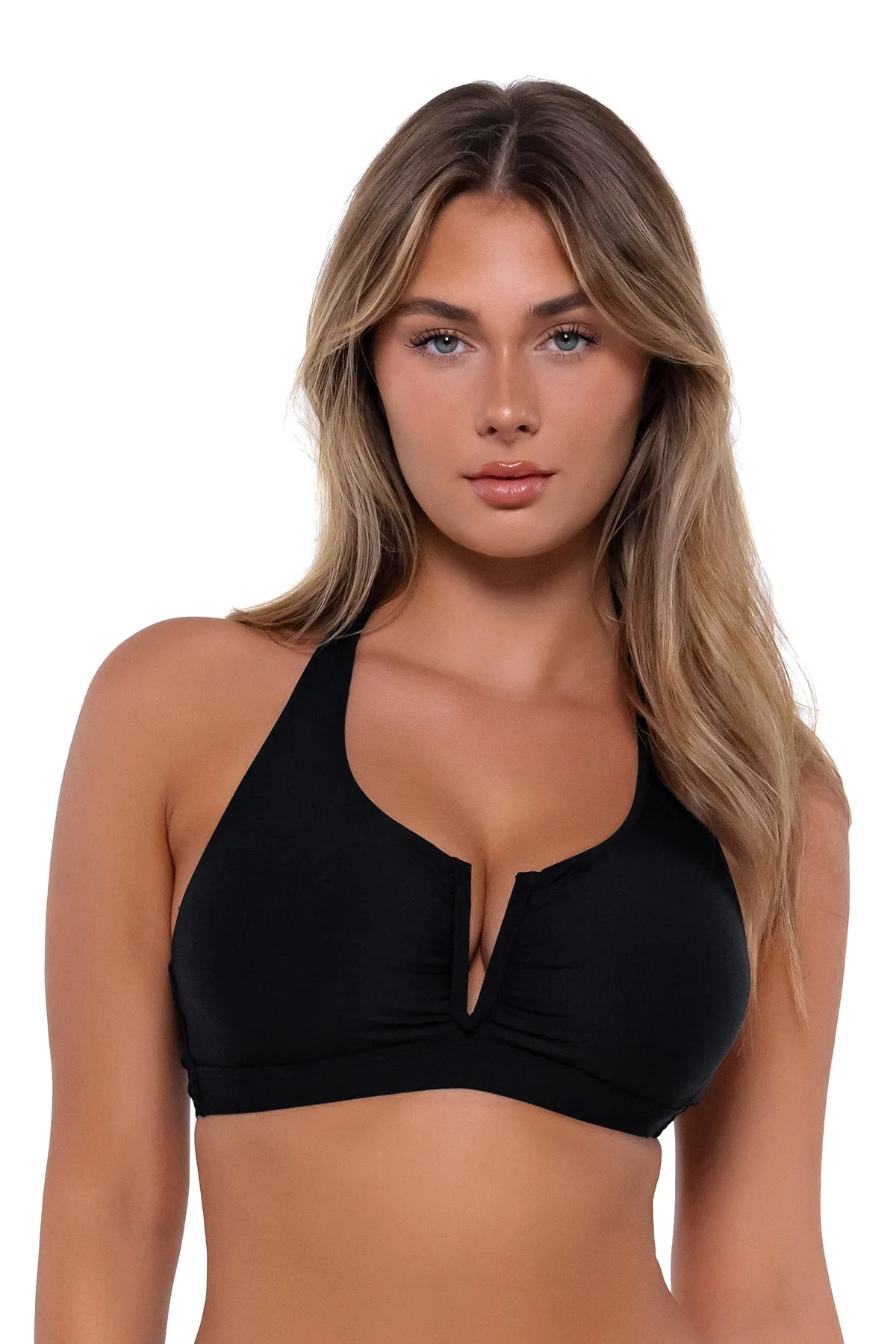 Sunsets Black Vienna V-Wire Top