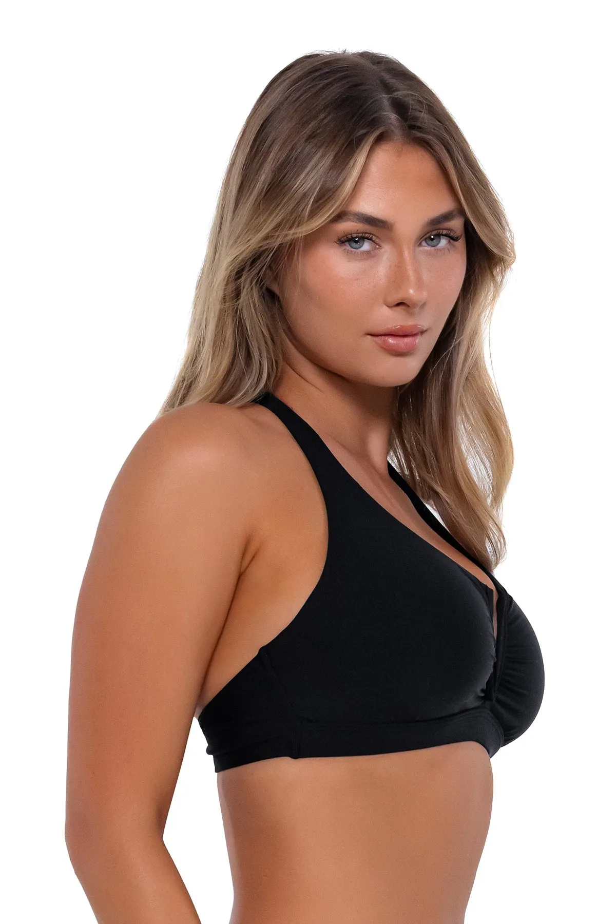 Sunsets Black Vienna V-Wire Top