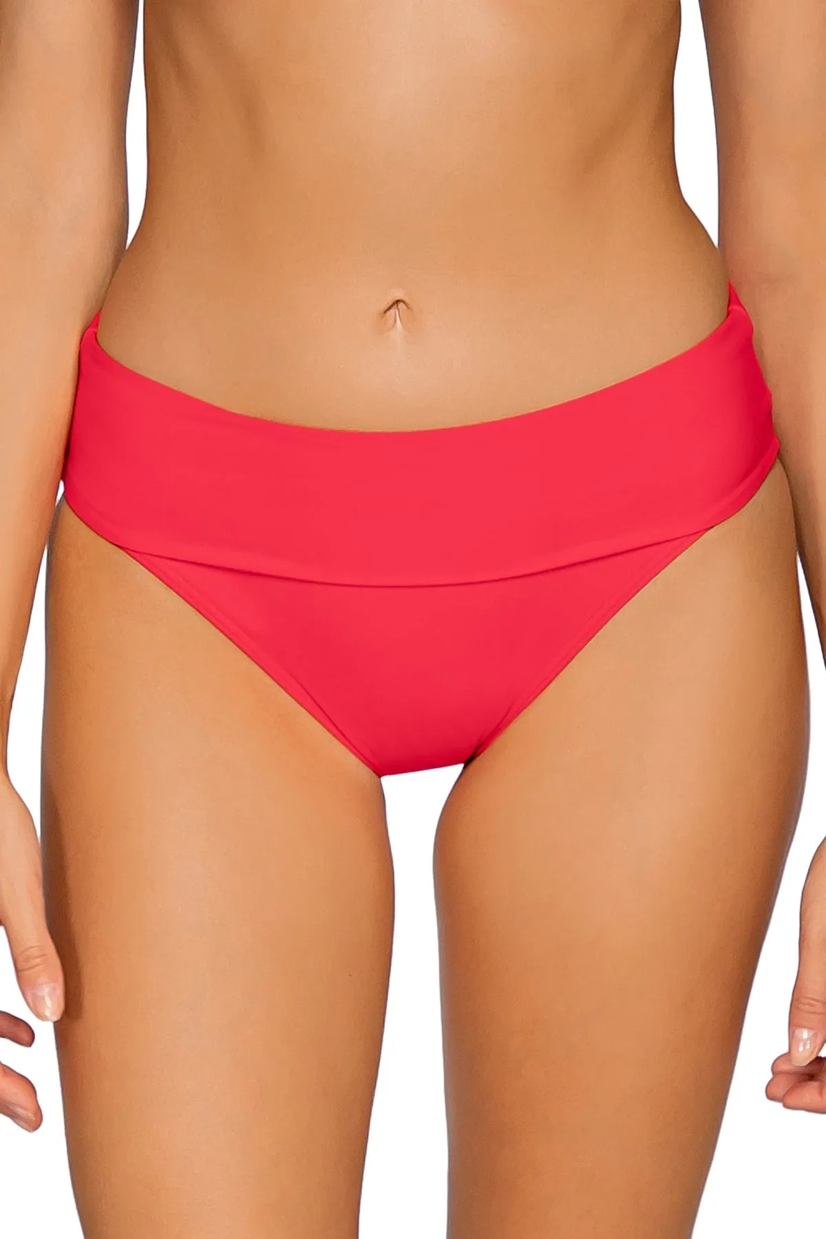 Sunsets Geranium Hannah High Waist Bottom