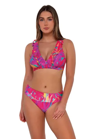 Sunsets Oasis Sandbar Rib Willa Wireless Top