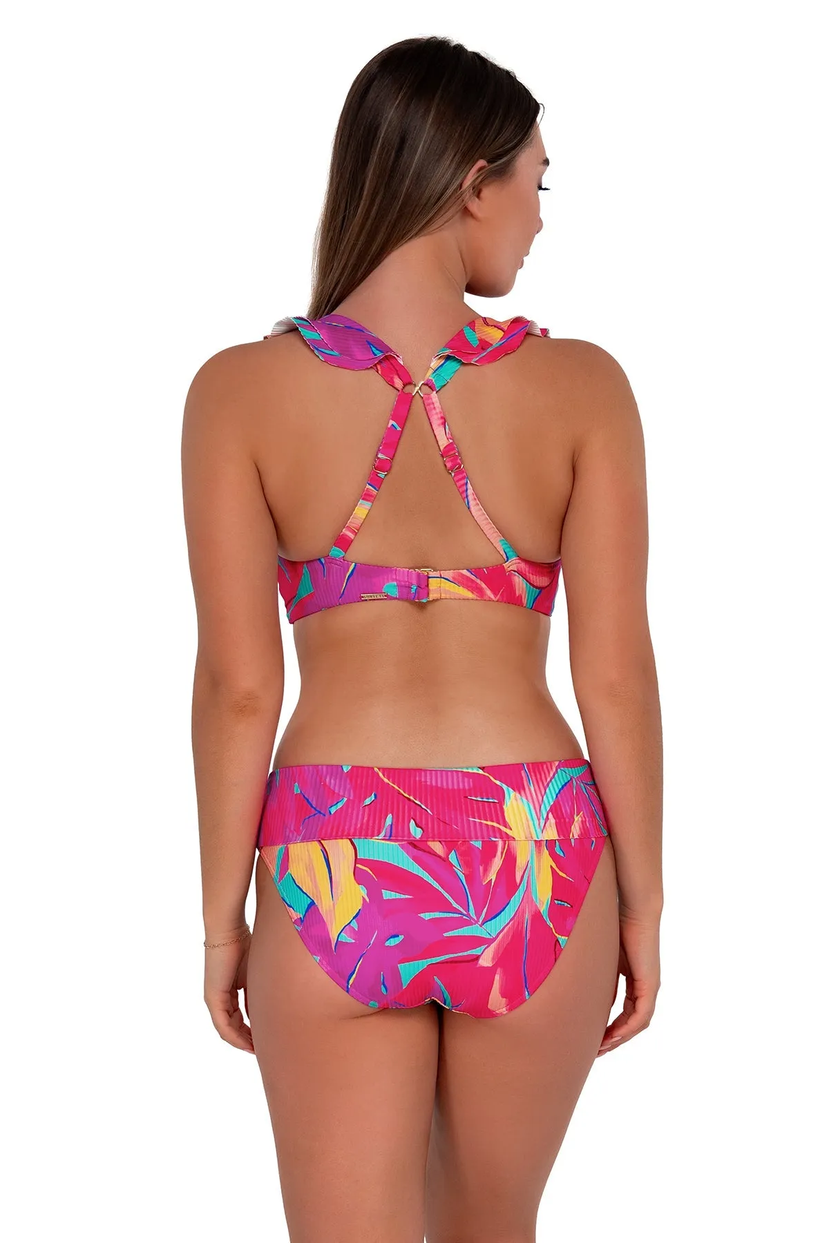 Sunsets Oasis Sandbar Rib Willa Wireless Top
