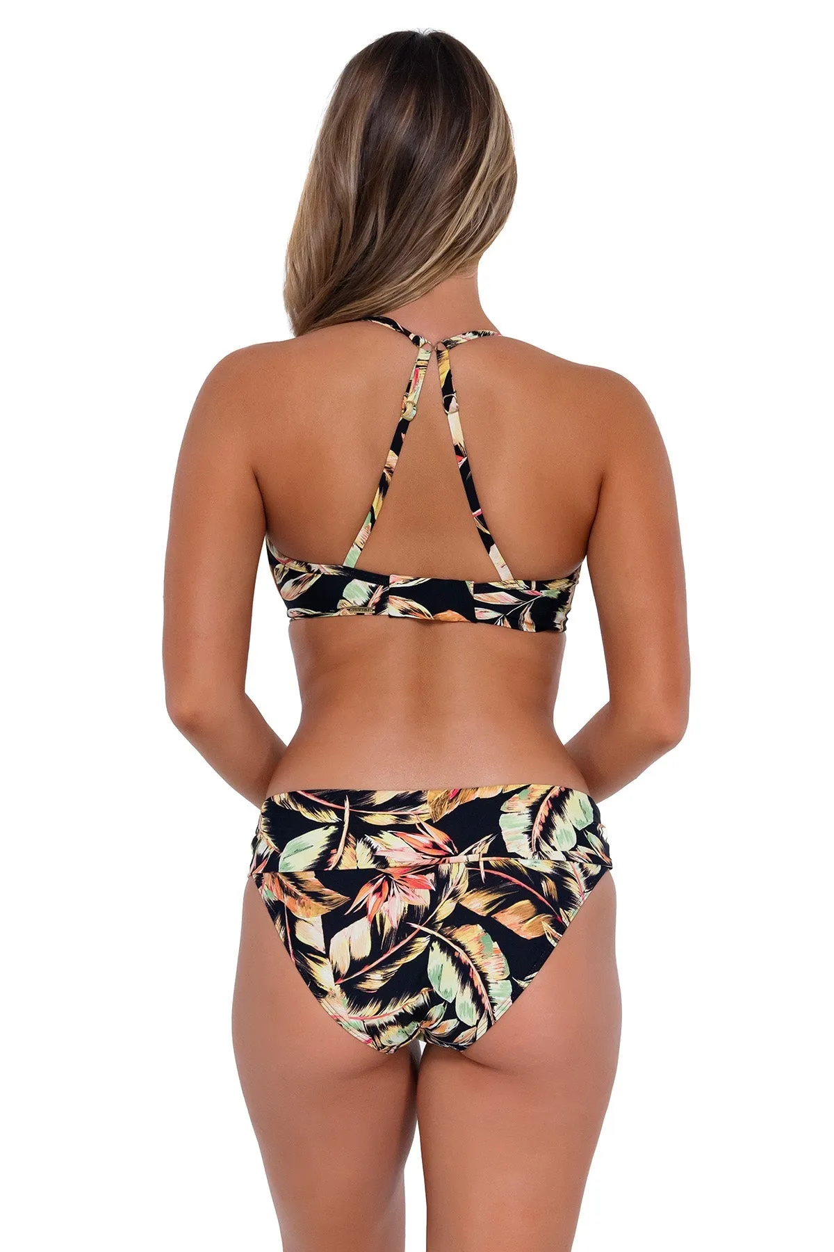 Sunsets Retro Retreat Hannah High Waist Bottom