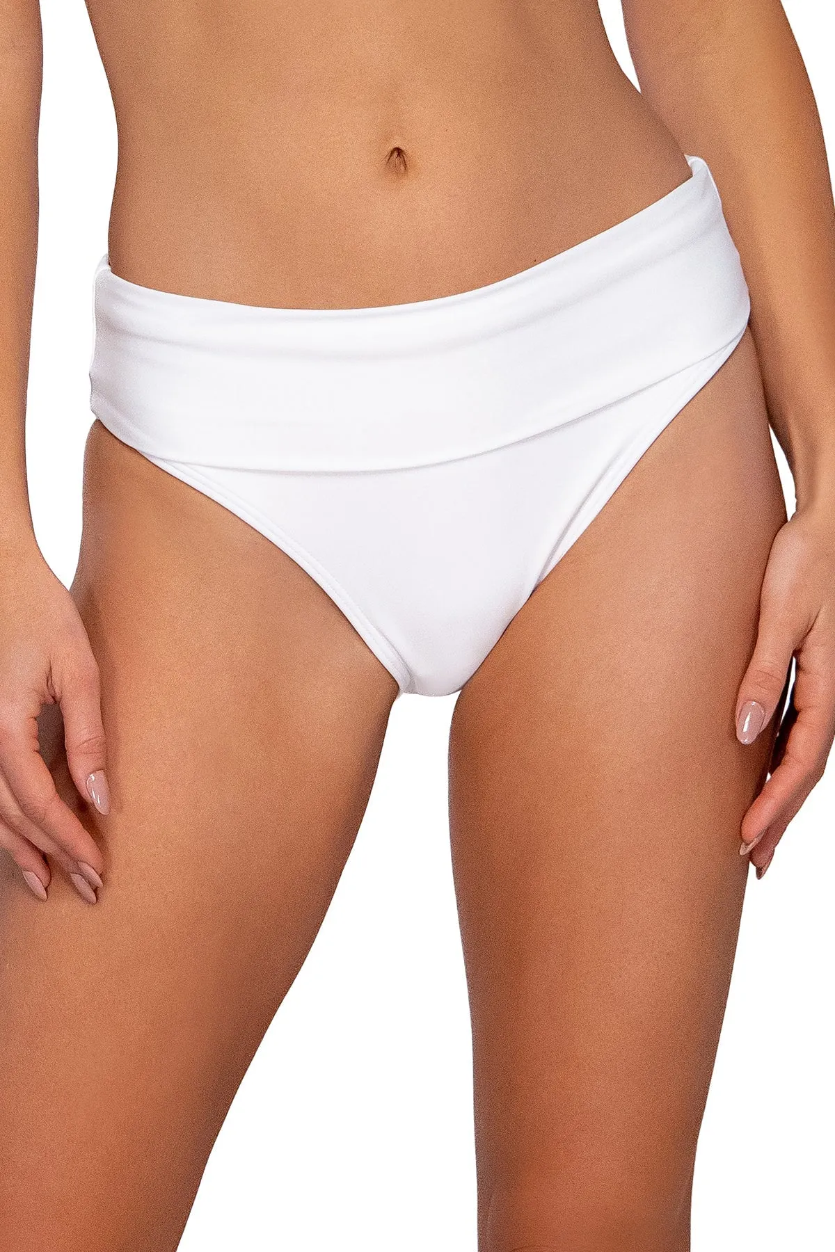 Sunsets White Lily Hannah High Waist Bottom