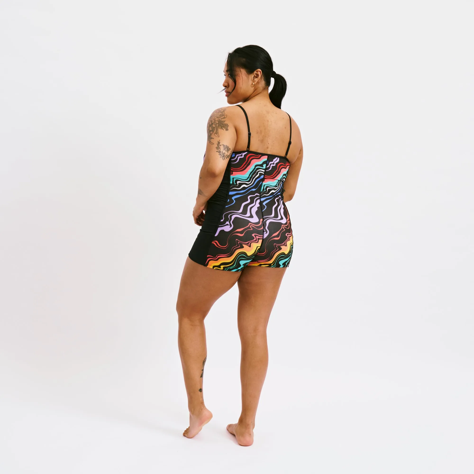 Swim 3.5" Skinny Strap Unisuit - Making Waves
