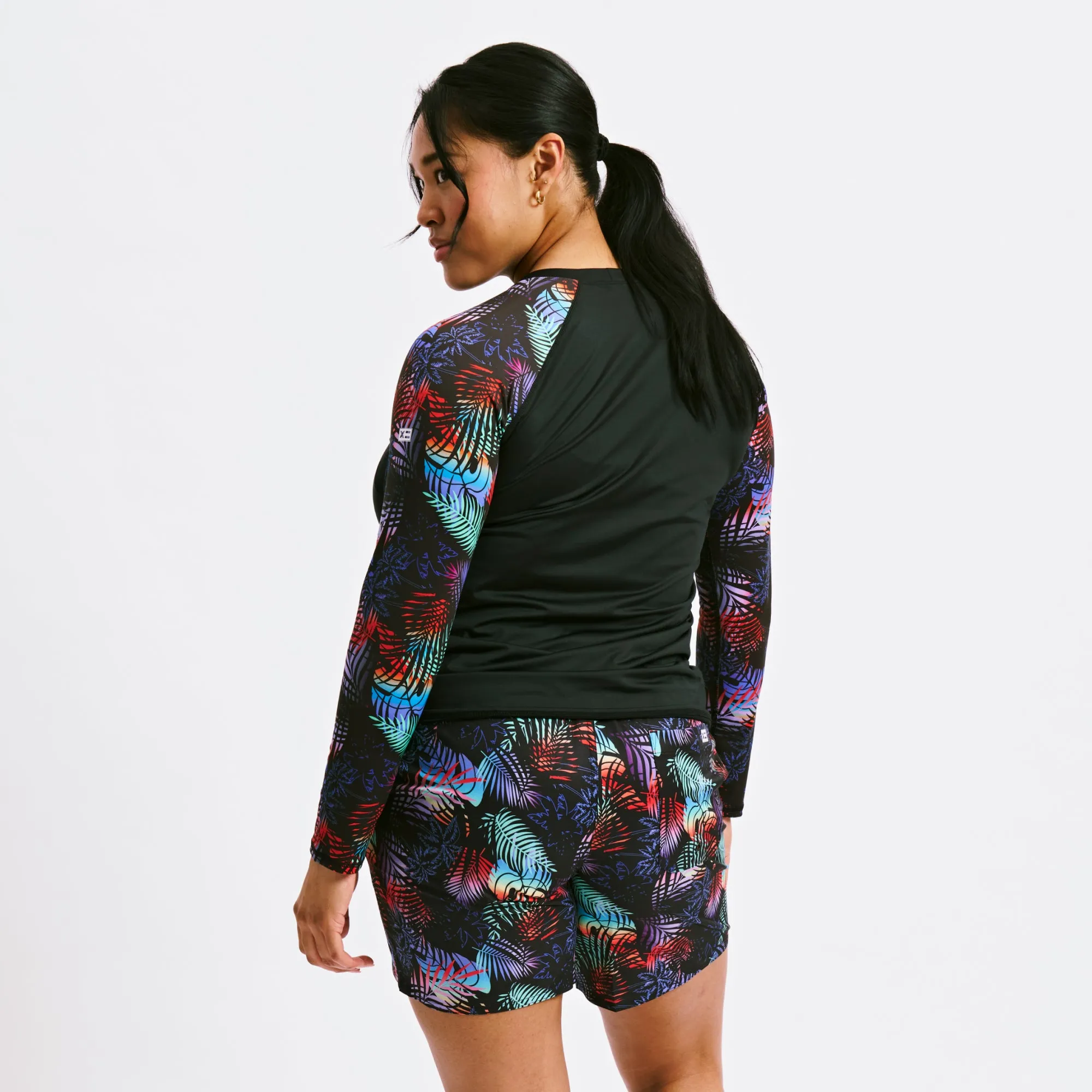 Swim Long Sleeve Sun Guard - Palm Dreams