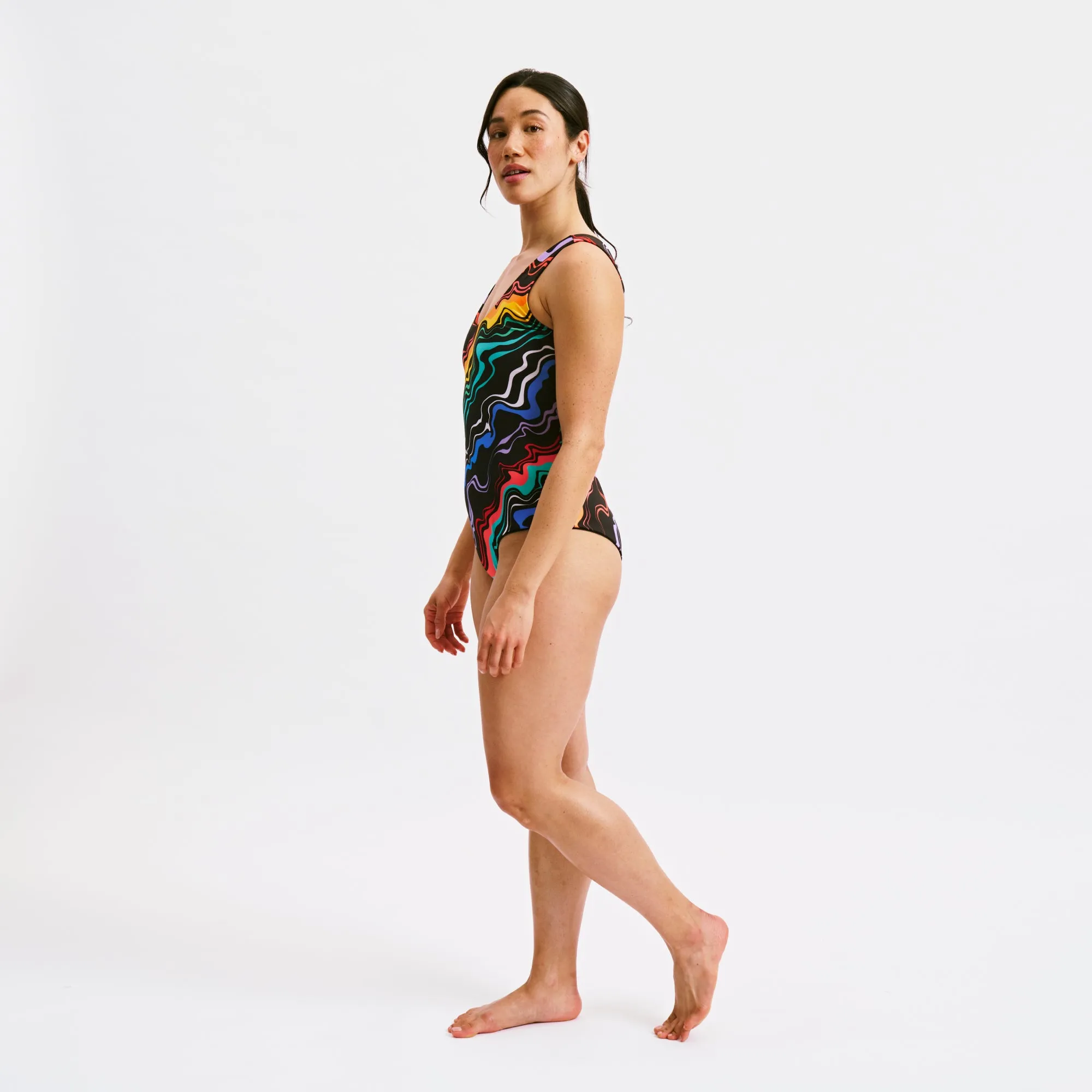 Swim Reversible One-Piece - Making Waves