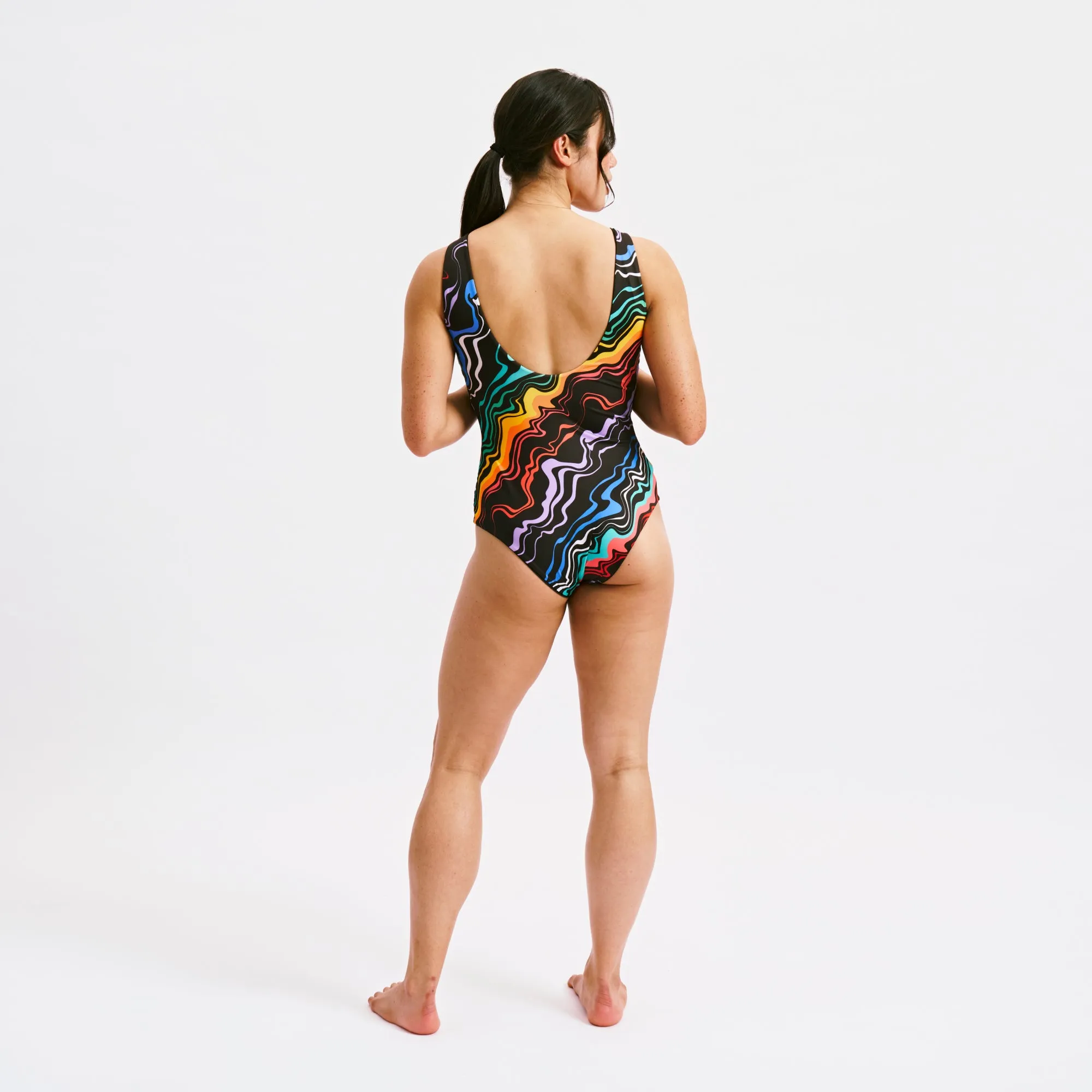 Swim Reversible One-Piece - Making Waves