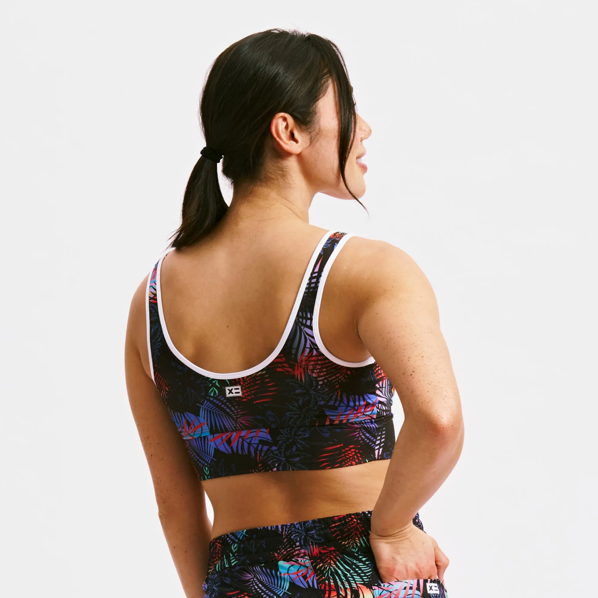 Swim Straight Up Longline Top  - Palm Dreams