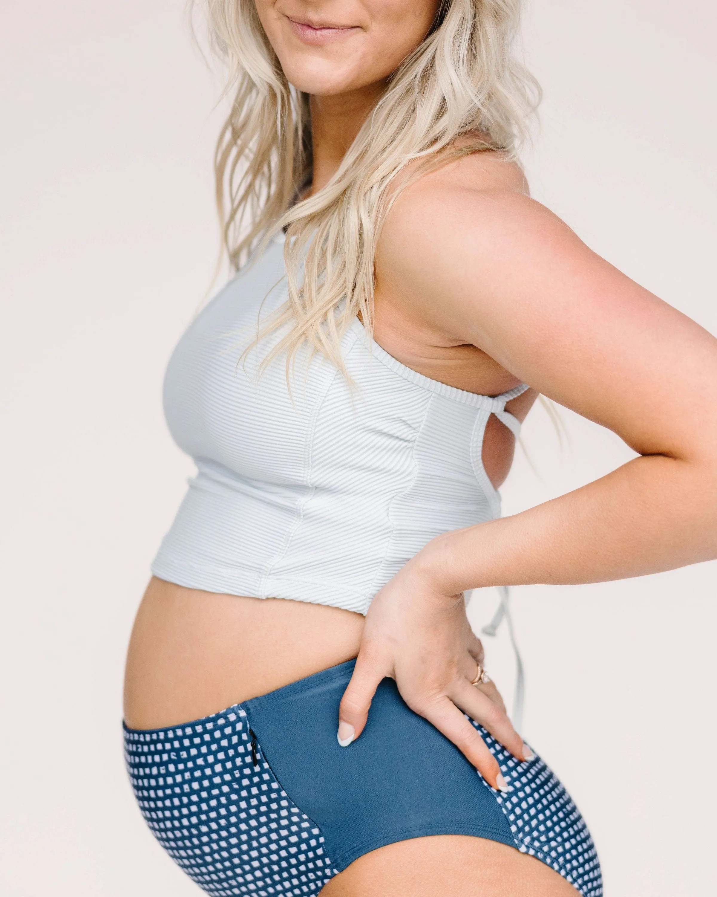 Textured Breeze Midkini