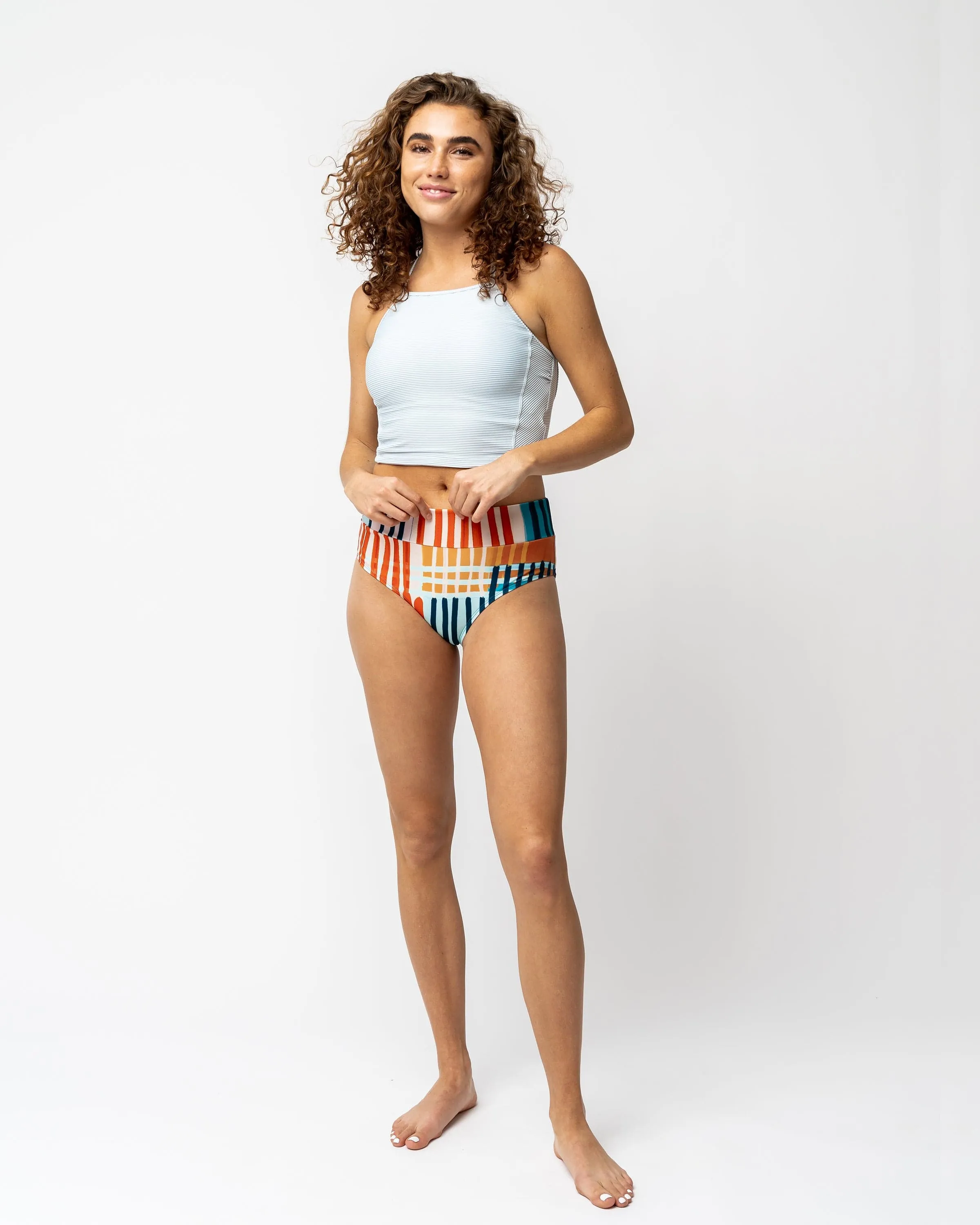 Textured Breeze Midkini
