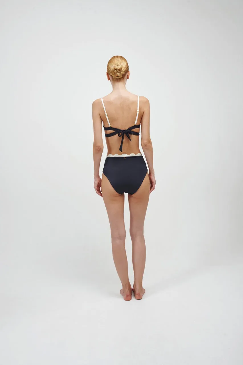 The Midnight Constellation High Waist Bikini Bottom