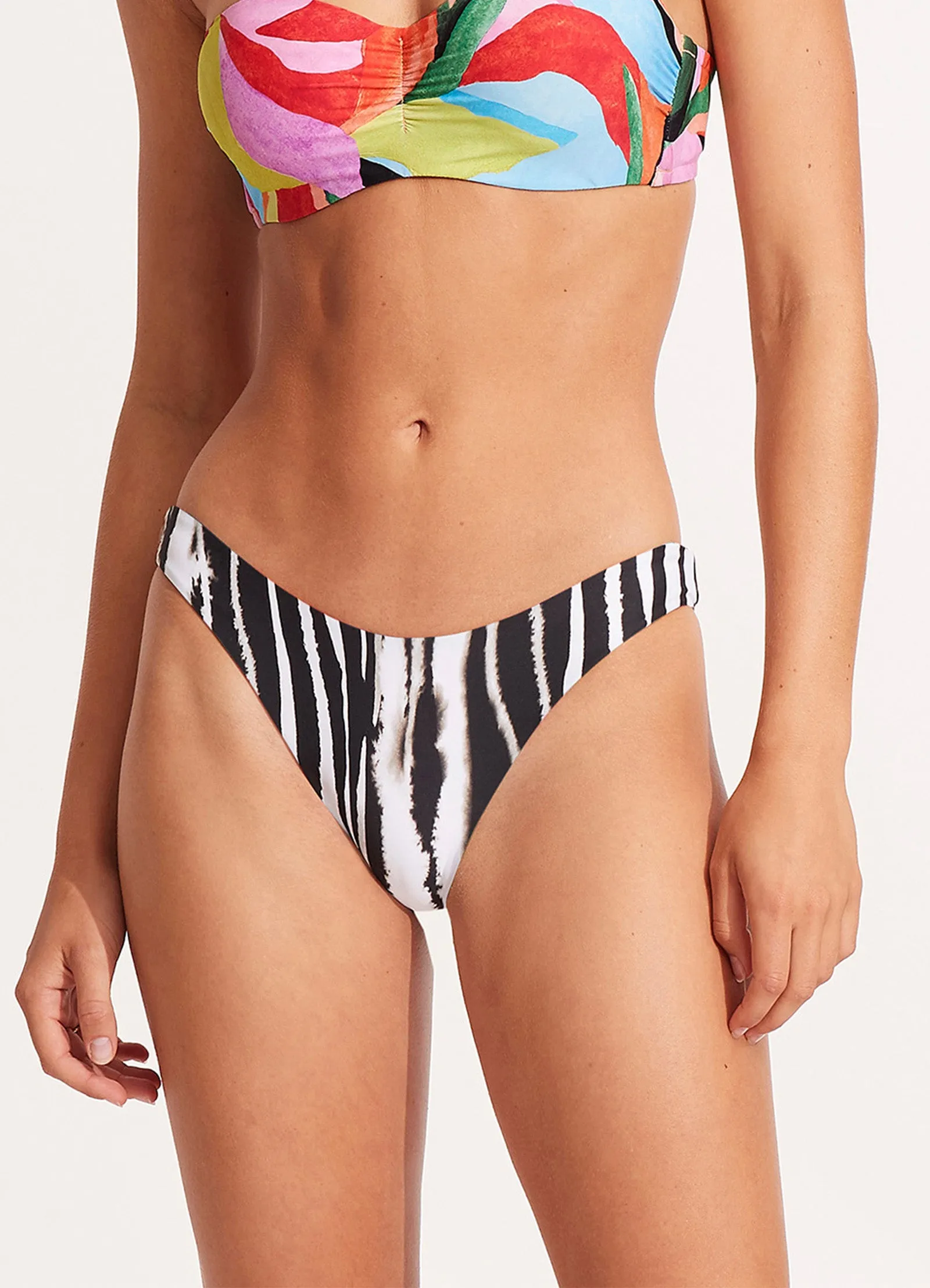 Tropfest Reversible High Cut Pant - Aquamarine