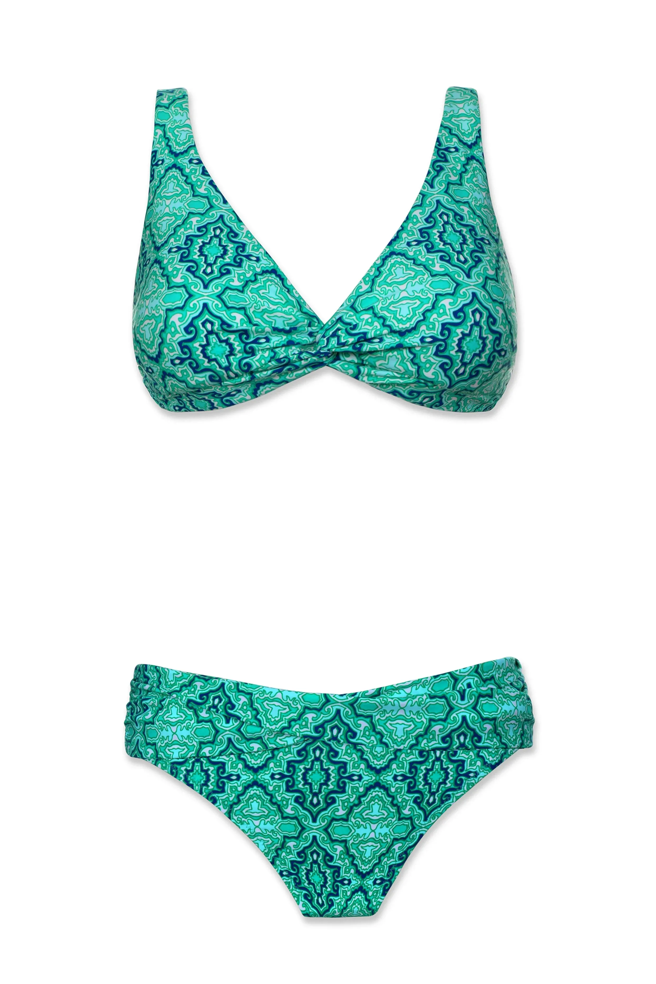 Twist Front Bralette  |  Marbella Tile