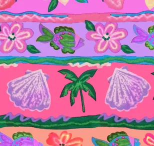 Vice Triangle Bikini Top - Hula Girl